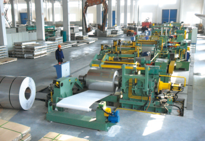 steel coil slitting line and coil slitting machine for tube mill production