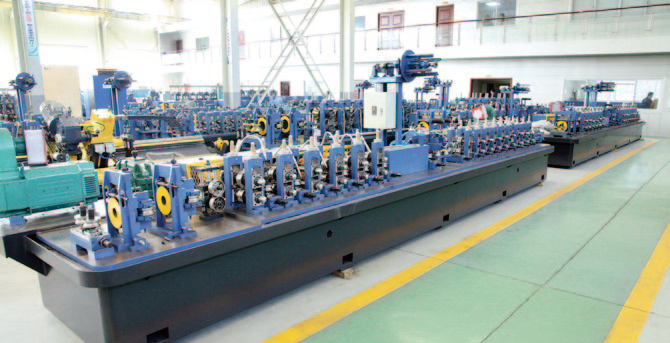 steel pipe making machine for welded tube production line