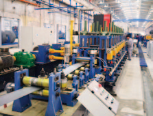 tube mill auxiliary equipment including flying saw cutting machine and uncoiler